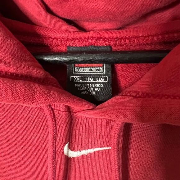 Y2K Nike Center Swoosh Rooster Hoodie XXL - Picture 4 of 4
